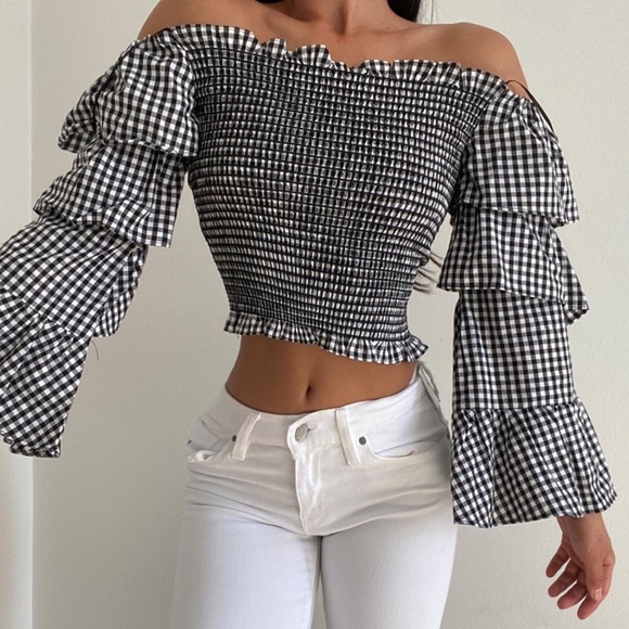 Wayf Tops - Off shoulder tank top
